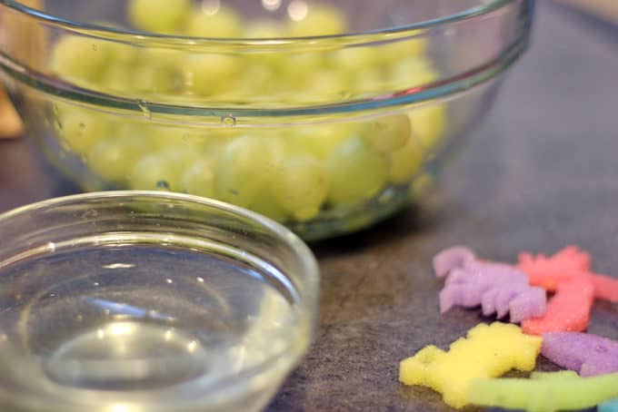 Sour Patch Grapes are my new go to for my sour candy fix! With only two ingredients, these candied grapes come together in seconds and taste like you threw deliciously tart green grapes into the machines at the Sour Patch Candy factory!