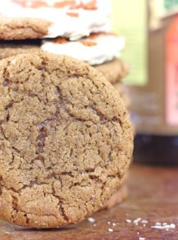 These Gingerbread Cookies will get you feeling festive and make your Christmas Cookie Exchange clamor for the recipe! Given to me by a family friend, they have won three cookie competitions in less than 10 years!