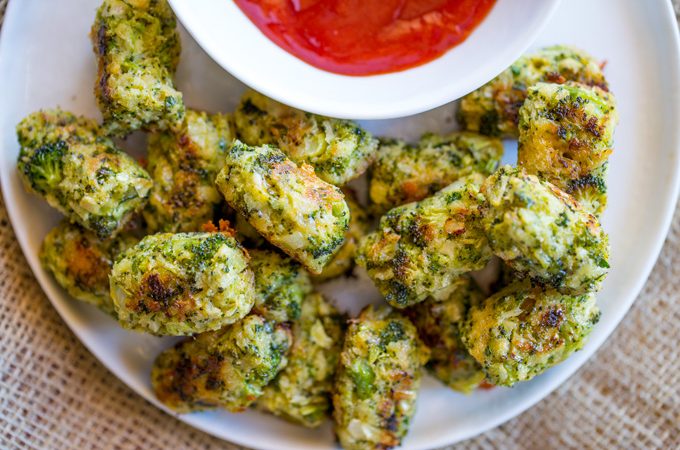 Baked Cheddar Broccoli Tots are a breeze to make, a huge hit with kids and full of flavor that'll help cut down on the carbs and fat of regular tater tots!