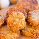 Perfect Potato Latkes with just a few ingredients and a bit of soaking time have the crispiest exteriors with the fluffiest centers. There won't be a single one left over.