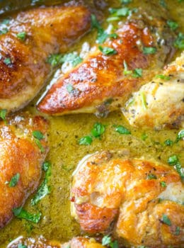 One Pot Basil Chicken Coconut Curry is a mild flavored curry with a bit of a kick from jalapenos that even curry haters with love and it's a breeze to make in one pot!