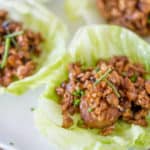 P.F. Chang's Chicken Lettuce Wraps is the most popular item on the menu for good reason with chicken, chestnuts and a delicious sauce, they're healthy and addicting!