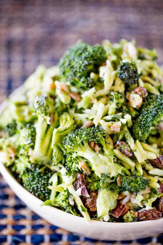 Broccoli Raisin Salad - Dinner, then Dessert