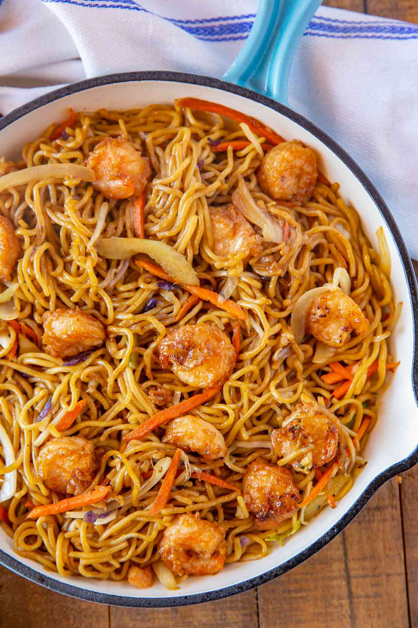 Shrimp Chow Mein Recipe VIDEO Dinner Then Dessert