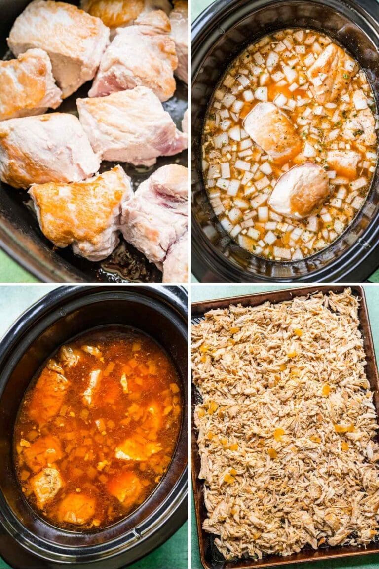 Easy Pork Carnitas Slow Cooker Recipe Dinner Then Dessert