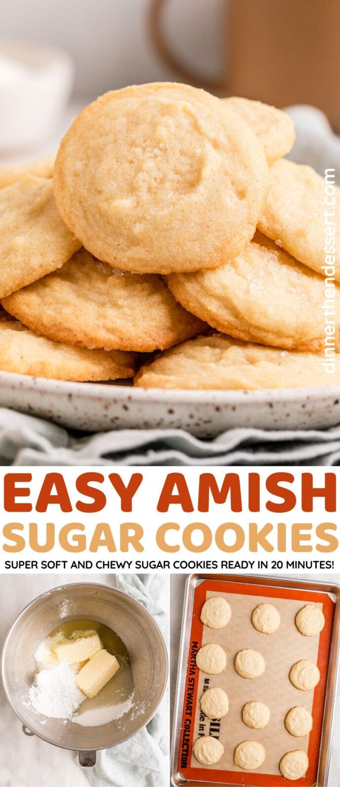 Amish Sugar Cookies Recipe Dinner Then Dessert