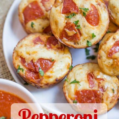 Pepperoni Pizza Bites - Dinner, then Dessert