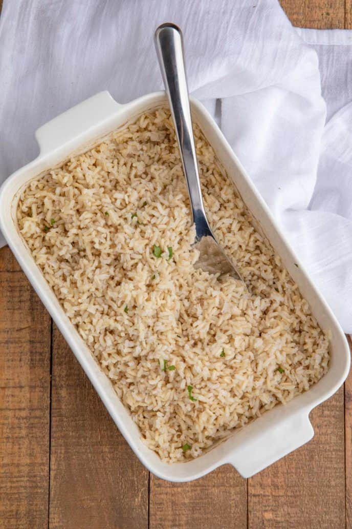 Perfect Brown Rice (Baked Brown Rice)