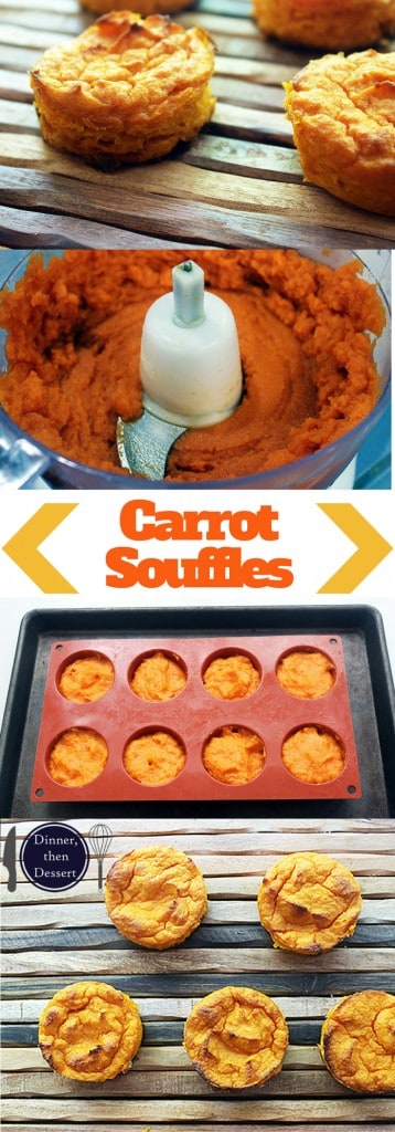 Individual Carrot Souffles are mildly sweet, creamy, fluffy and easy to make. Kid friendly yet dinner party ready!