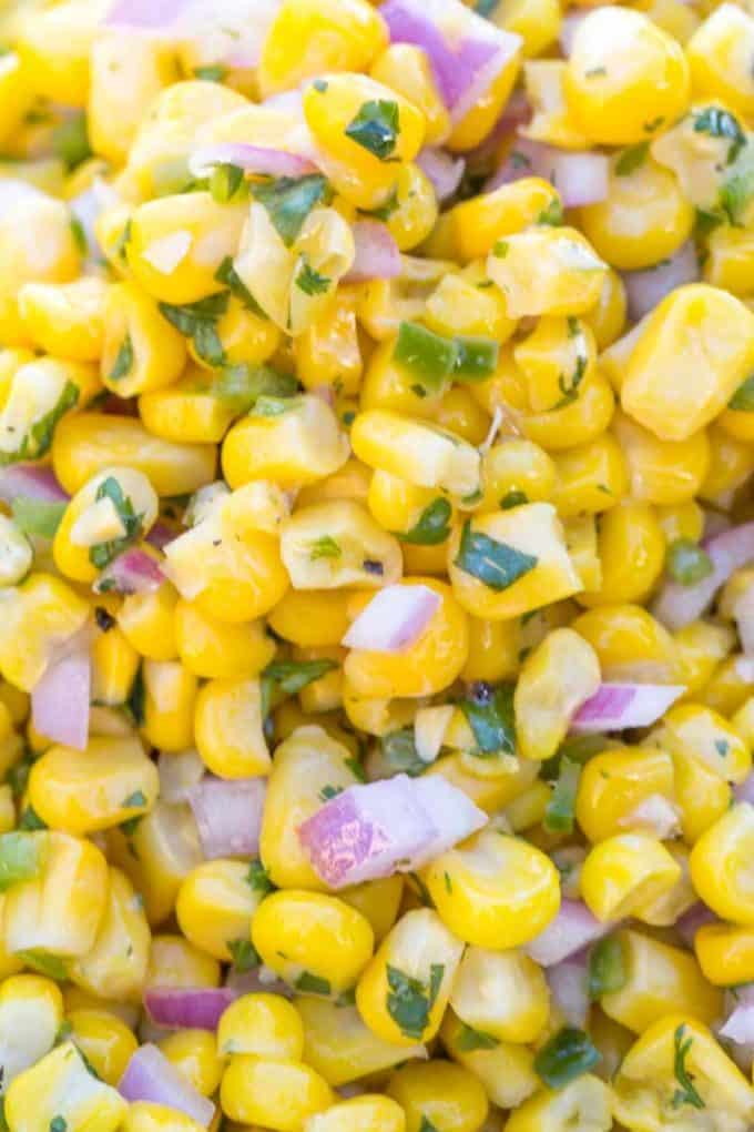 We loved this Chipotle Corn Salsa! With Jalapenos and Lime, it was so easy!