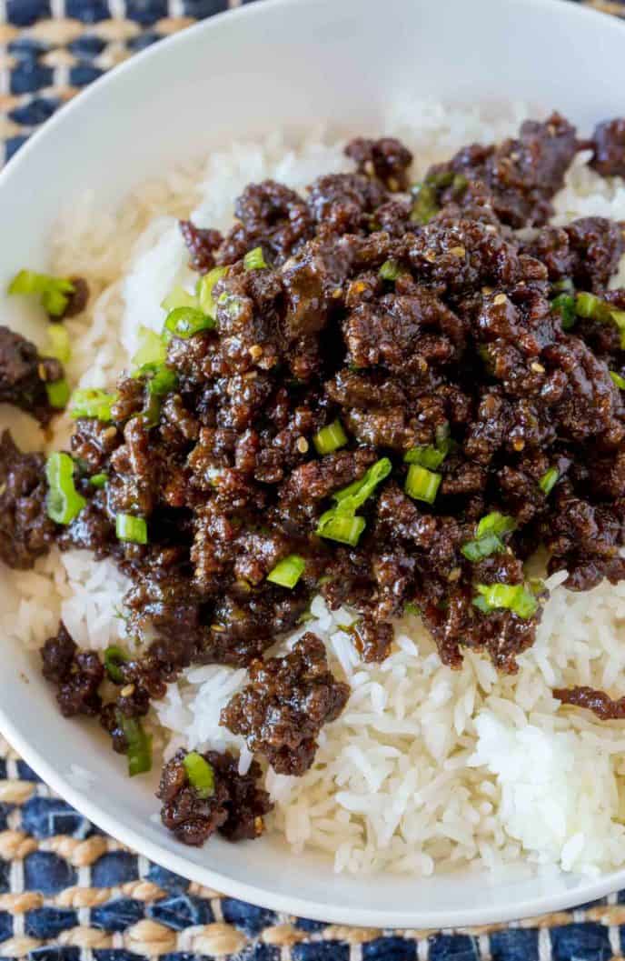 Korean Ground Beef - Dinner, then Dessert