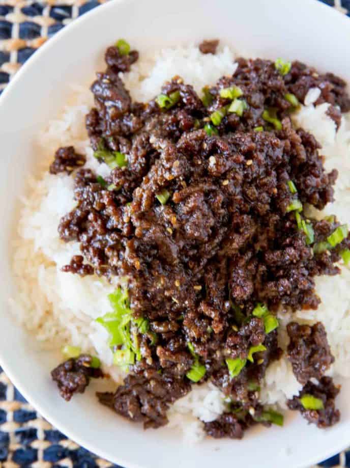 Korean Ground Beef - Dinner, Then Dessert