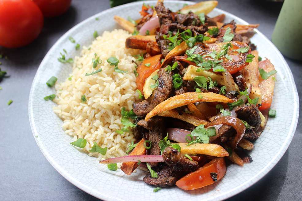 El Pollo Inka's Peruvian Lomo Saltado (Copycat) - Dinner, then Dessert