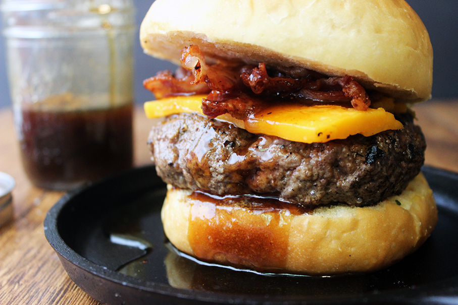 Bacon Bacon Burgers Recipe - Dinner, then Dessert