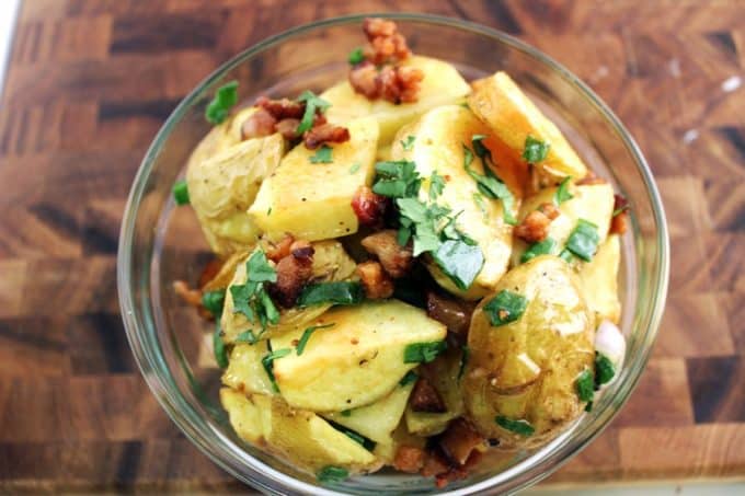 Yukon Potato Bacon Salad Top