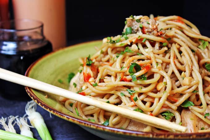 5 Ingredient Asian Peanut Noodles