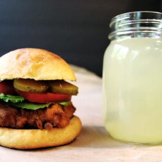 Chick-Fil-A Crispy Chicken Sandwich & Lemonade - The crispy, seasoned fried chicken sandwich we all love washed down with the best restaurant lemonade there is! Save the trip and the wait in the long lines!