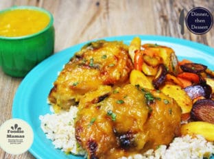 Fresh, ripe mangoes married with the heat of habaneros and sweet honey make a perfect glaze for roasted or grilled chicken. Done in 45 minutes, this dish will impress!