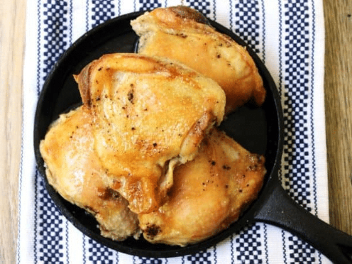 chicken on cast iron