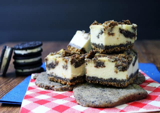 Made with Oreo Chunk Cookies. Buttery Rich cookies with NY Style Cheesecake filling. Heaven in a bite!