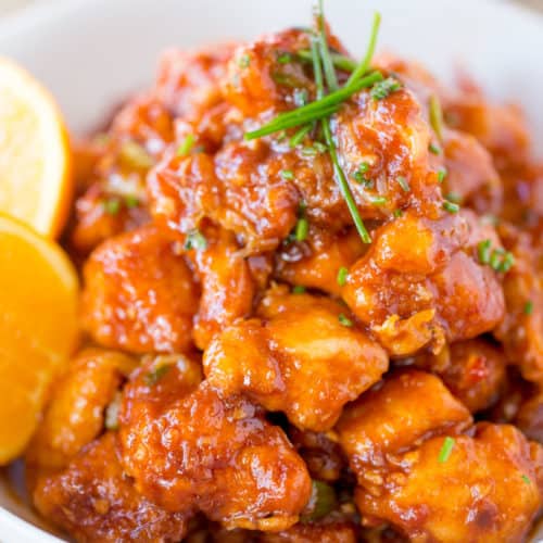 P.F. Chang's Spicy Chicken (Copycat) - Dinner, then Dessert