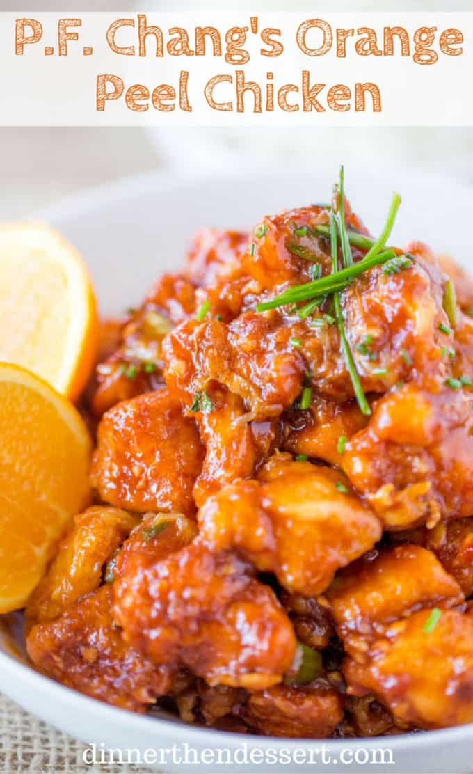 P.F. Chang's Orange Peel Chicken is crispy, spicy and sweet, with notes of orange flavor and even healthier than the restaurant version!