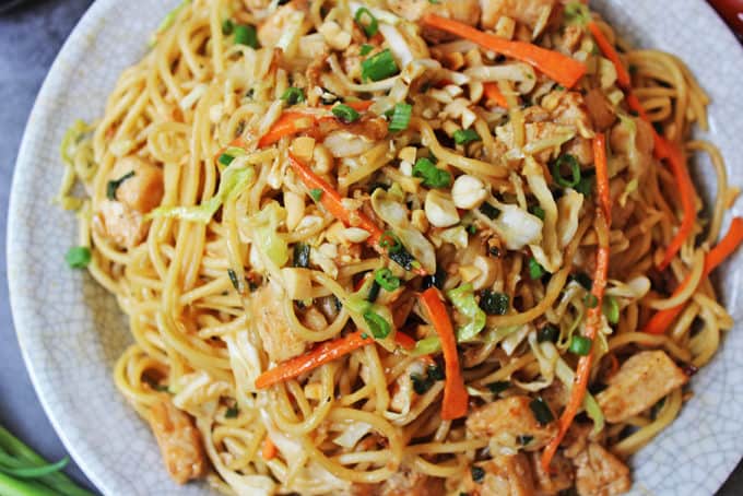 CPK Thai Peanut Chicken Pasta made with chicken, vegetables, and a honey-peanut sauce, this California Pizza Kitchen dish is easy to make at home. 