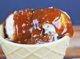 This Homemade Salted Caramel Sauce is a really quick ten minute recipe that results in the most indulgent, delicious, buttery and salty caramel sauce you have ever tasted!