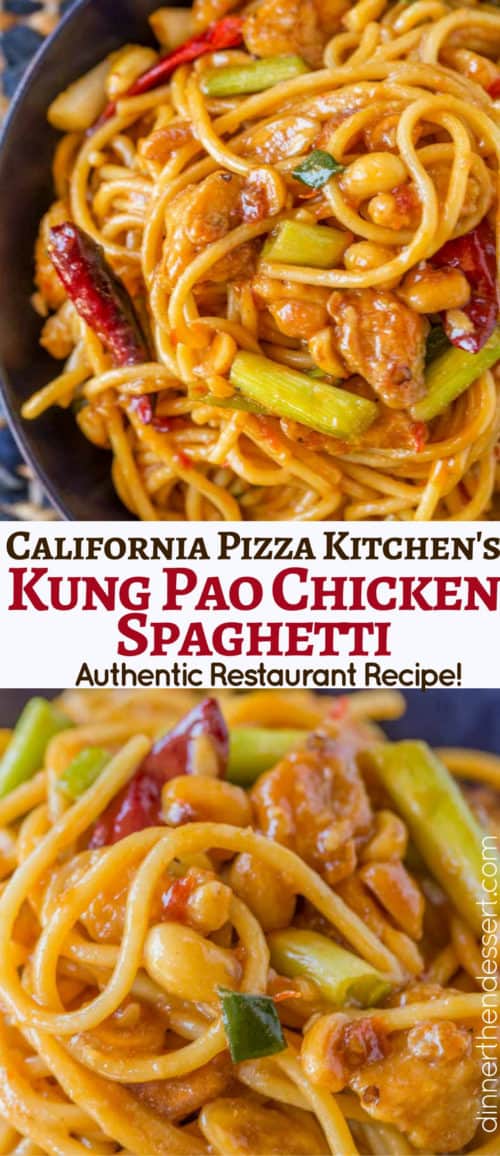 Kung Pao Chicken Spaghetti (Copycat) - Dinner, then Dessert