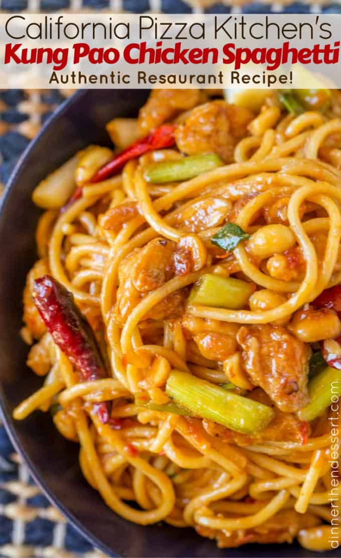 Kung Pao Chicken Spaghetti (Copycat) Dinner, then Dessert