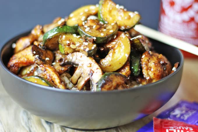 Zucchini Mushroom Chicken