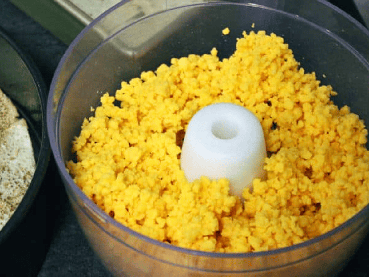 Eggs in food processor