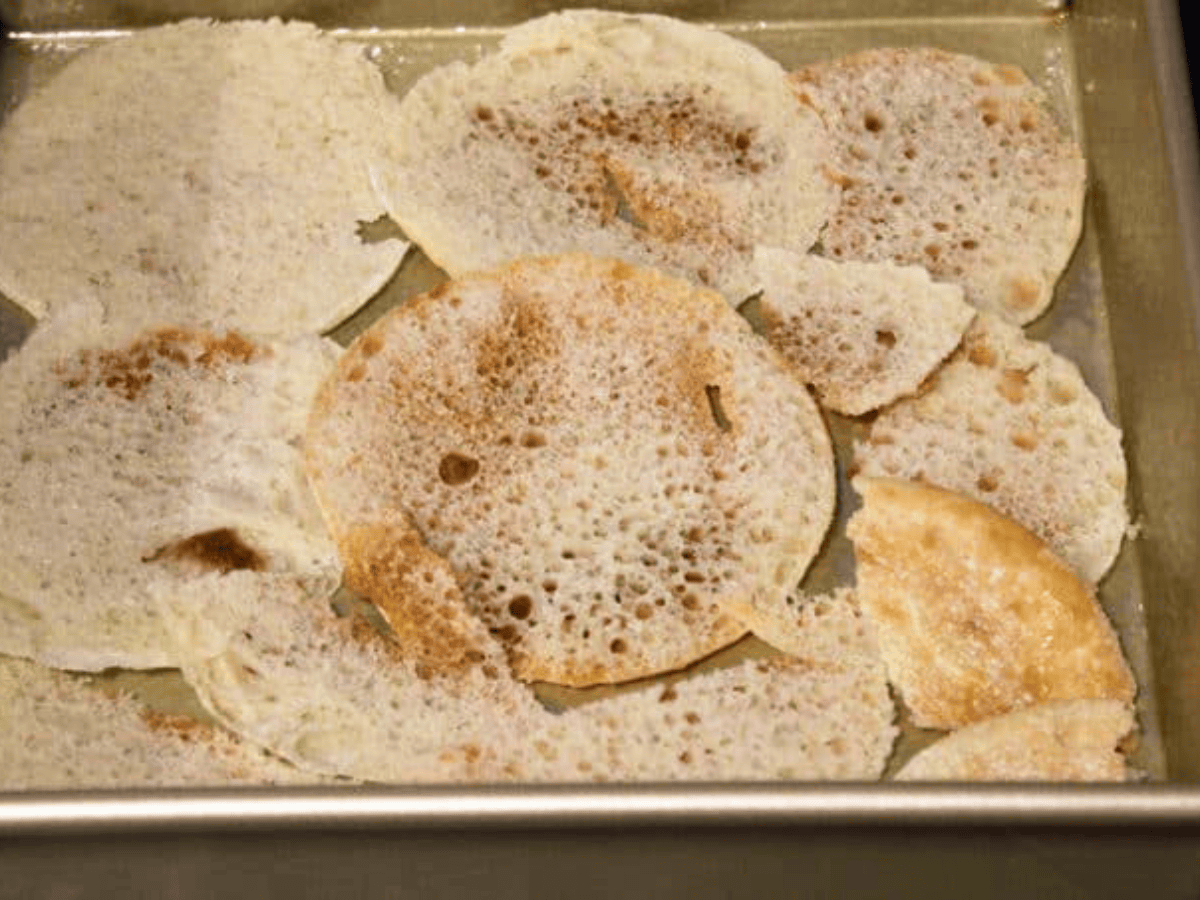 Slices of English Muffins