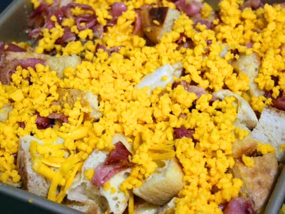 Prebaked breakfast casserole