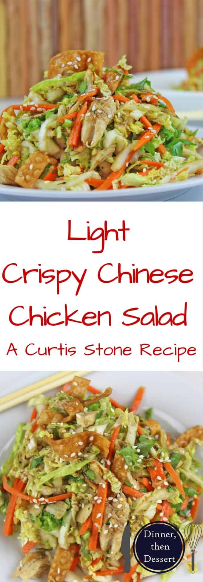 Chinese Chicken Salad {Light Version!} | Dinner, then Dessert