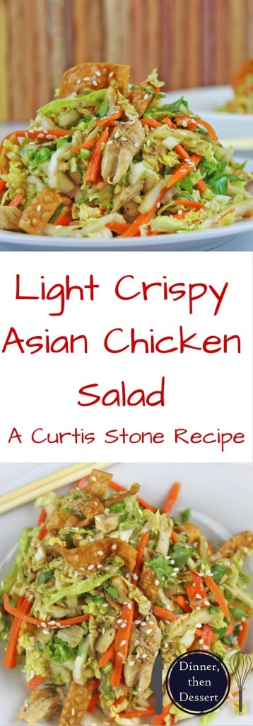 collage of Chinese Chicken Salad