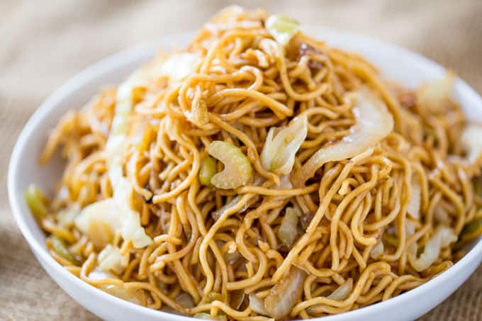 Panda Express Chow Mein that tastes exactly like youre sitting down at the restaurant eating your combo plate except half the oil and it just takes a few minutes to make!