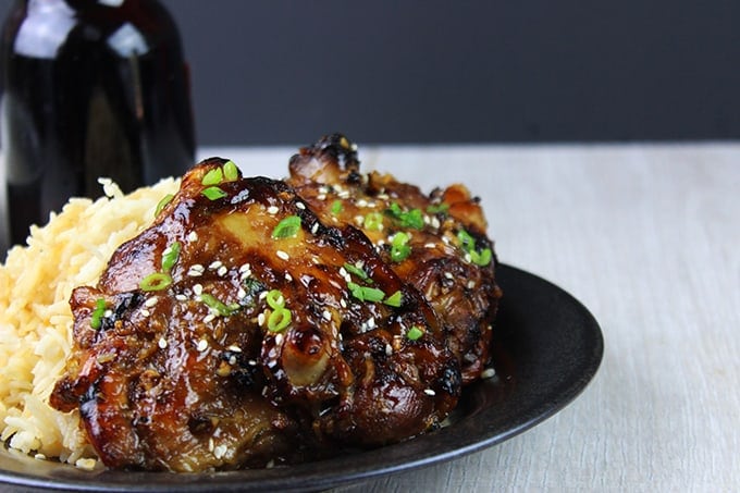 chicken on a plate 
