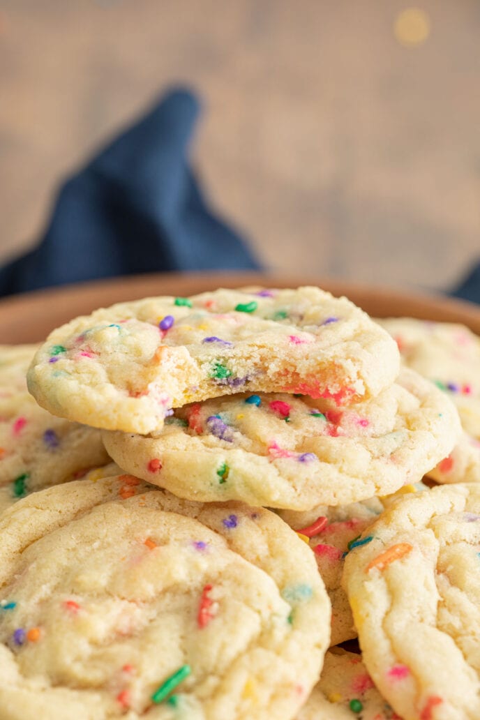 Sprinkles Birthday Cake Cookies Recipe - Dinner, then Dessert