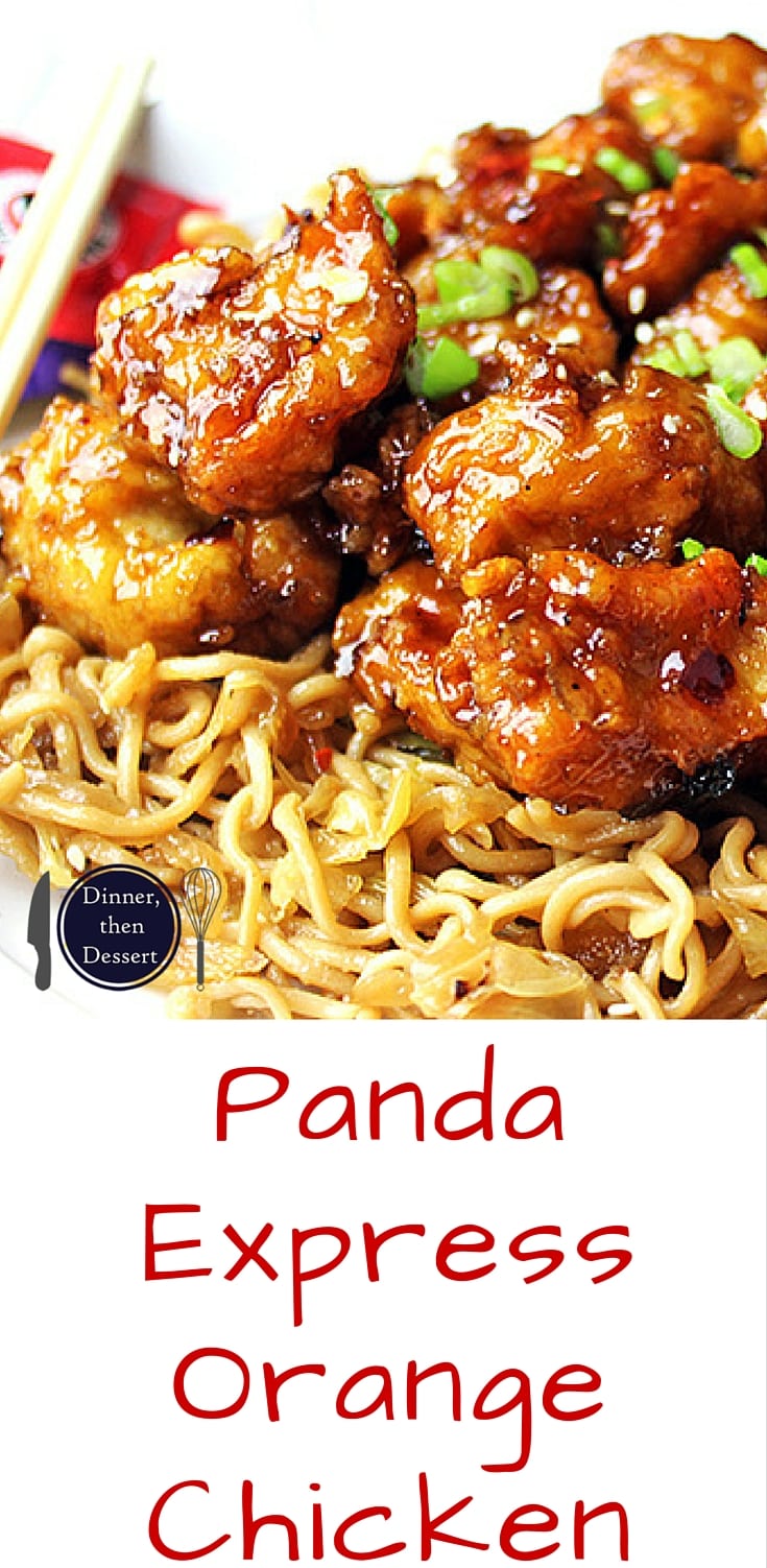 Panda Express Orange Chicken M - Dinner, then Dessert