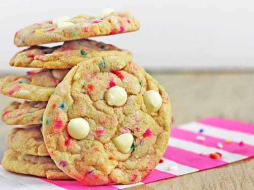 Sprinkles Birthday Cake Cookies Recipe - Dinner, then Dessert