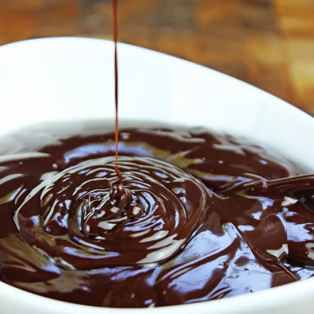 Easy Chocolate Ganache (Just 2 Ingredients!) Dinner, then Dessert