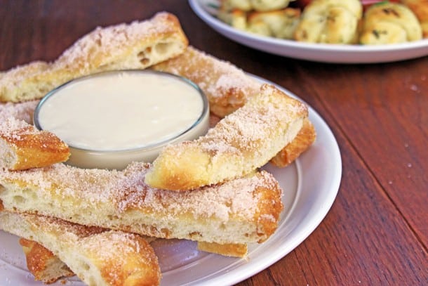 Domino's Cinnastix With Dipping Sauce (Copycat) - Dinner, Then Dessert