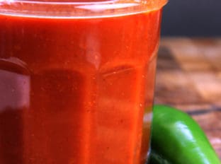 Ditch the can, feel like you're at your favorite Mexican restaurant in ten minutes! Homemade Enchilada sauce that is so good you'll top it on everything, even your eggs!