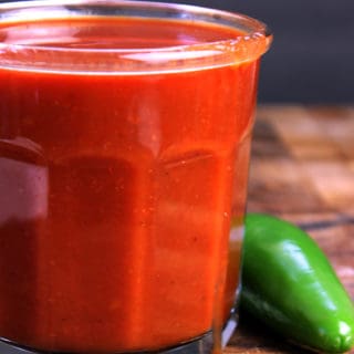 Ditch the can, feel like you're at your favorite Mexican restaurant in ten minutes! Homemade Enchilada sauce that is so good you'll top it on everything, even your eggs!