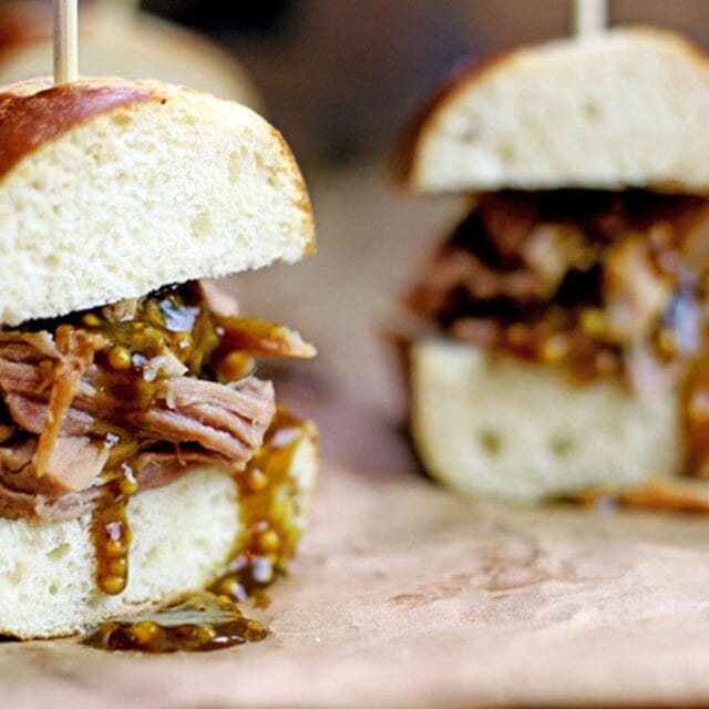 Sliders, side view