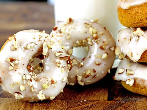 Baked Mini Pumpkin Pecan Donuts Dinner Then Dessert