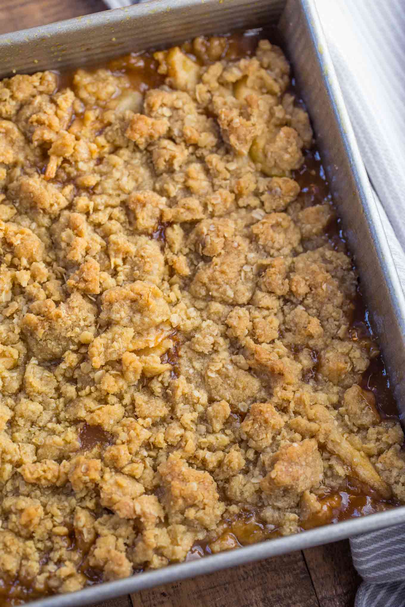 Ultimate Apple Crisp Recipe Video Dinner Then Dessert 