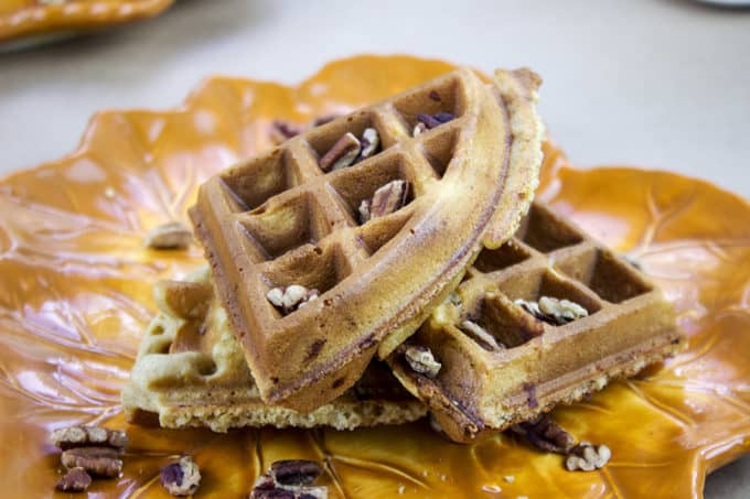 Chocolate Buttermilk Belgian Waffles