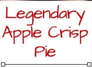 The best, most decadent apple pie you will ever have. Instead of a classic apple pie or apple crisp you get the best of both worlds with an Apple Crisp Pie! The ingredients may look daunting but there are a LOT of duplicate ingredients used in different parts of the recipe.